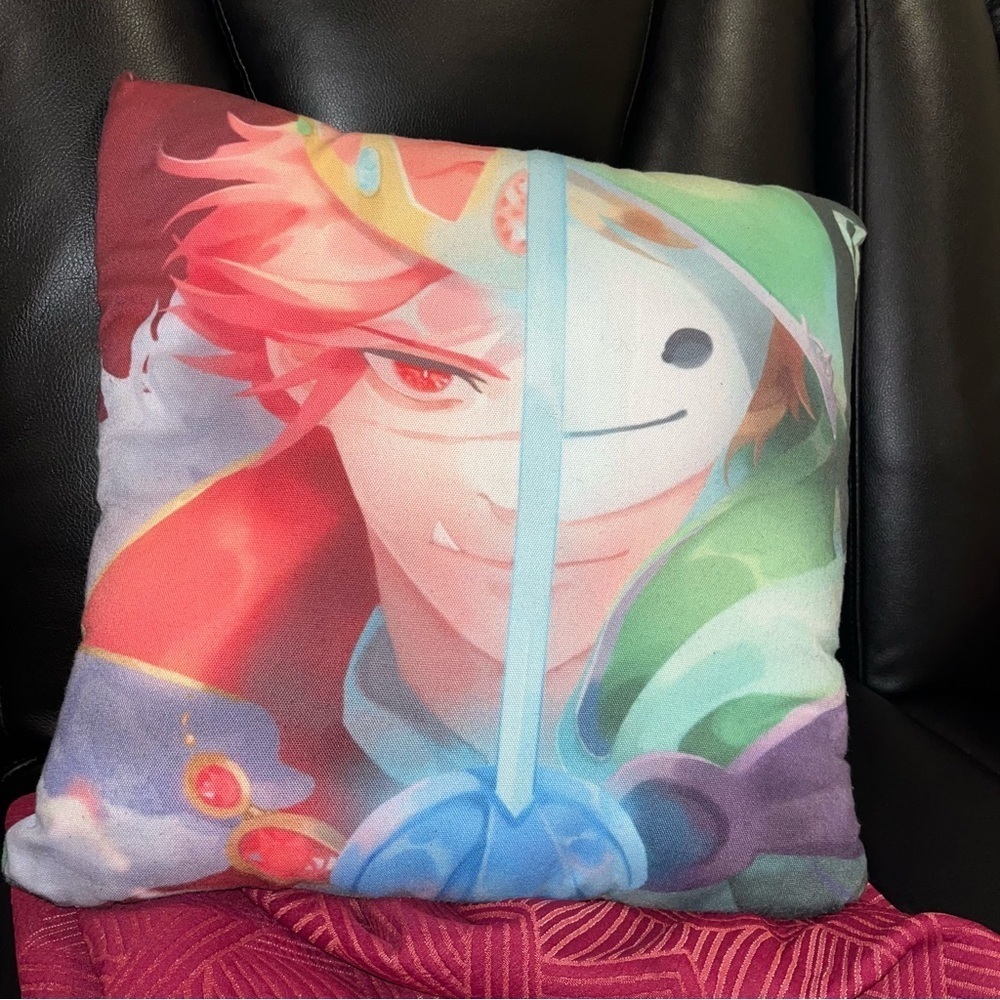 Technoblade vs dream anime manga sword pillow